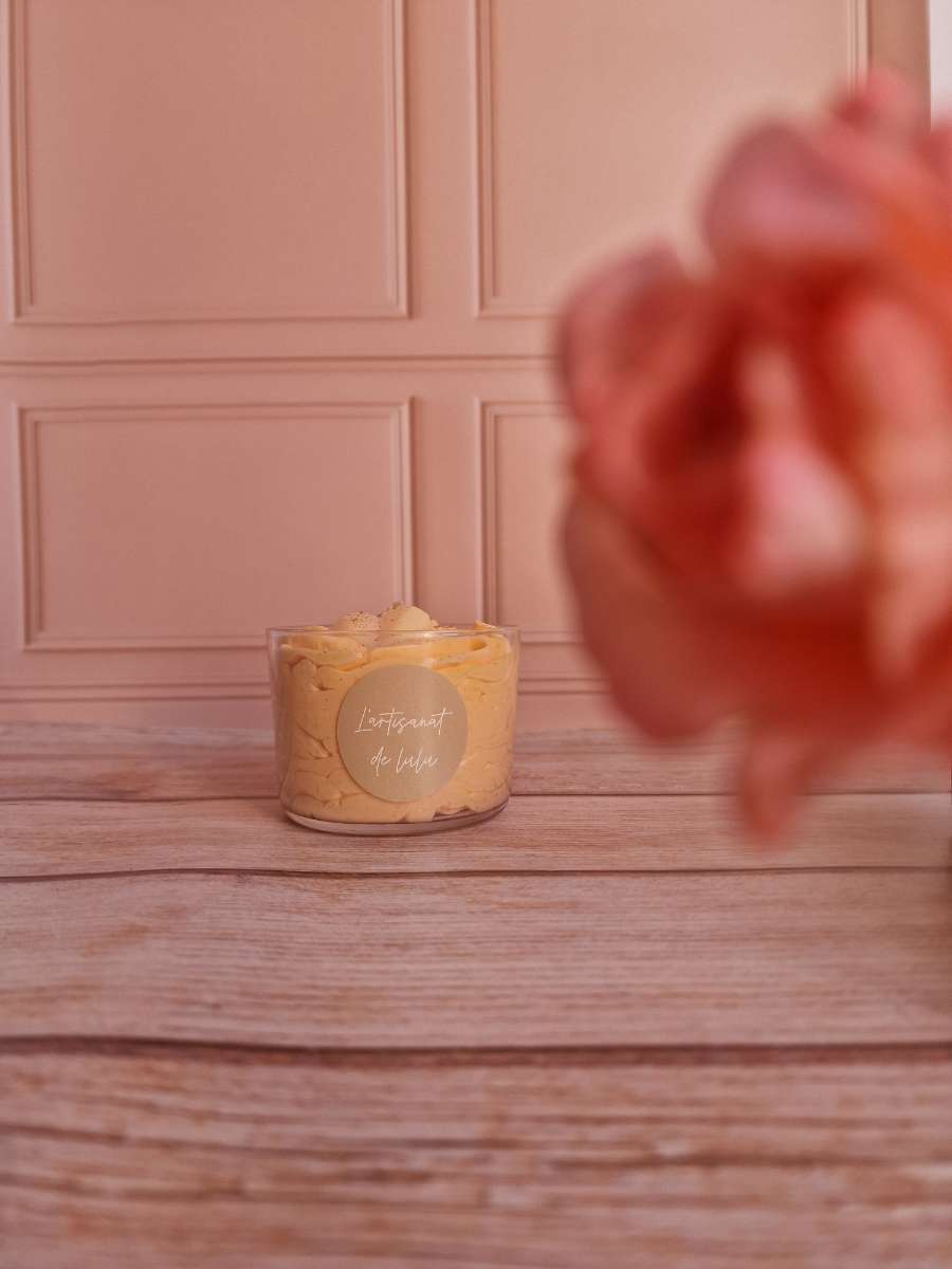Bougie gourmande parfumée Fleur d'oranger - Cire de soja & parfum de Grasse